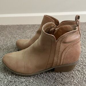 Guess Light Brown Ankle Booties